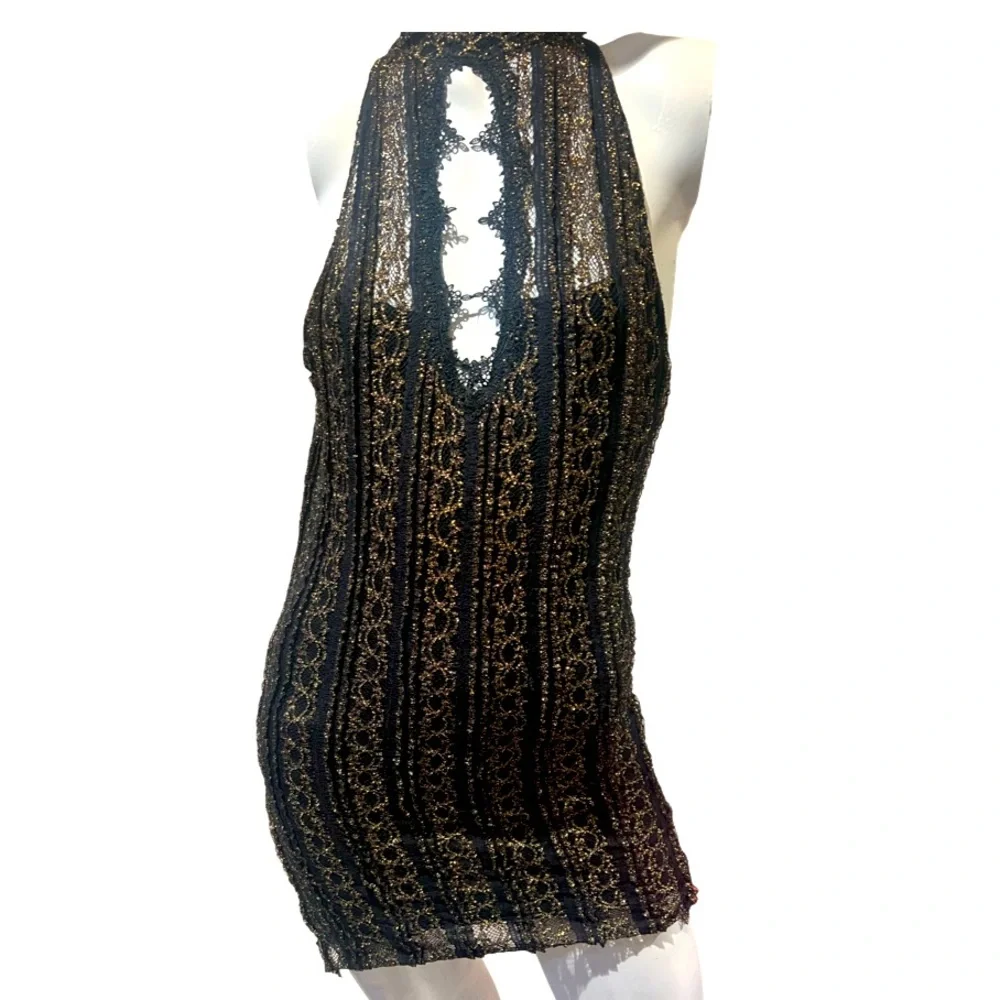 Free people gold lace mini - Picture 6 of 7